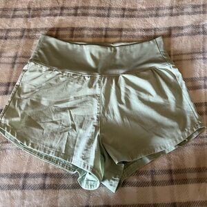 H&M Light Green Athletic Shorts